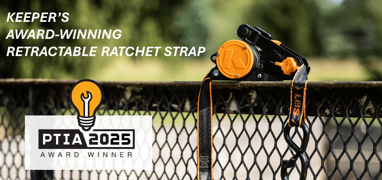 Keeper's Award-winning Retractable Ratchet Strap