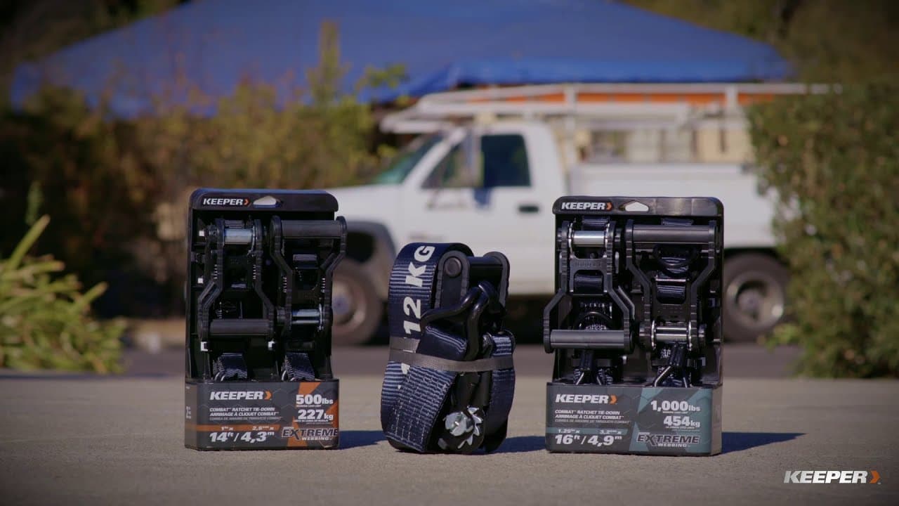 NEW Keeper Combat Ratchet Tie Downs